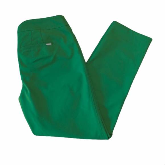 White House Black Market Pants - WHBM Emerald Green Perfect Form Ankle Pant